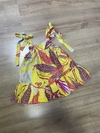 Vestido e Bata Amarelo - M, G e 1 ano