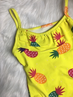 Maiô Abacaxi Amarelo - 6 anos - comprar online