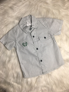 Camisa Social Listrada - 3 anos