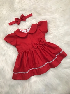 Vestido Vermelho com Tiara - Cornelle
