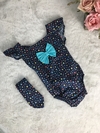 Banho de Sol com Turbante Estrelinhas - 0 a 6 meses