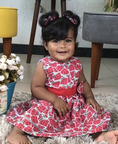 Vestido Melancia - 2 anos e 3 anos - comprar online