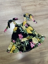 Vestido e Bata Preto com Laranjas - M e 1 ano