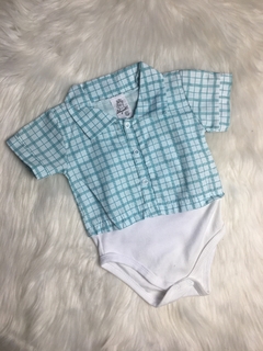 Body Social Xadrez Verde - G