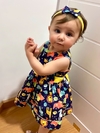 Vestido Floresta Encantada Amarelo - M e G