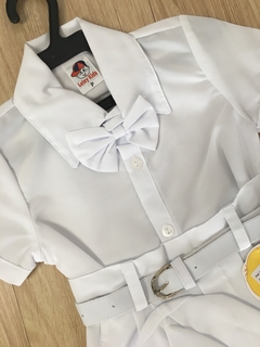Conjunto Branco Masculino Completo - 3 a 6 meses - comprar online