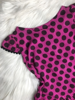 Vestido e Bata Poá Rosa - comprar online