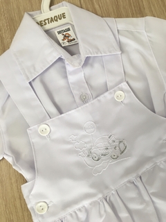 Conjunto Branco Masculino Completo - 3 a 6 meses e 6 a 9 meses - comprar online