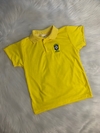 Camisa do Brasil Amarela - 1 ano e 2 anos