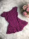 Vestido e Bata Poá Rosa
