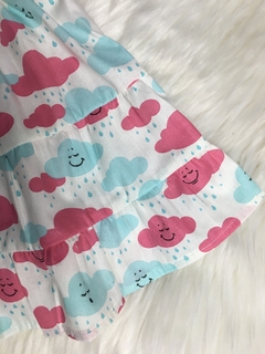 Vestido Candy Nuvem Rosa com Tiara na internet