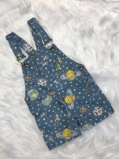 Jardineira Astronauta Azul Jeans na internet