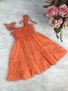 Vestido Candy Laranja - G (5 a 10 meses)