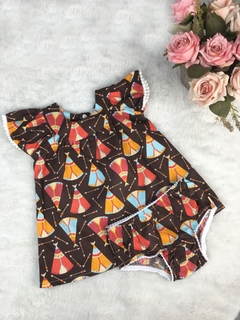 Bata com Calcinha Ocas - M (3 a 6 meses)