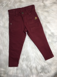 Calça Jeans Vinho - 1 ano