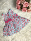 Vestido Flamingo Azul M e G