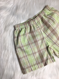 Bermuda Xadrez Verde - comprar online