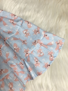 Vestido Candy Raposinha Salmão com Tiara - comprar online