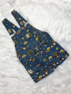 Jardineira Floresta Azul Jeans na internet