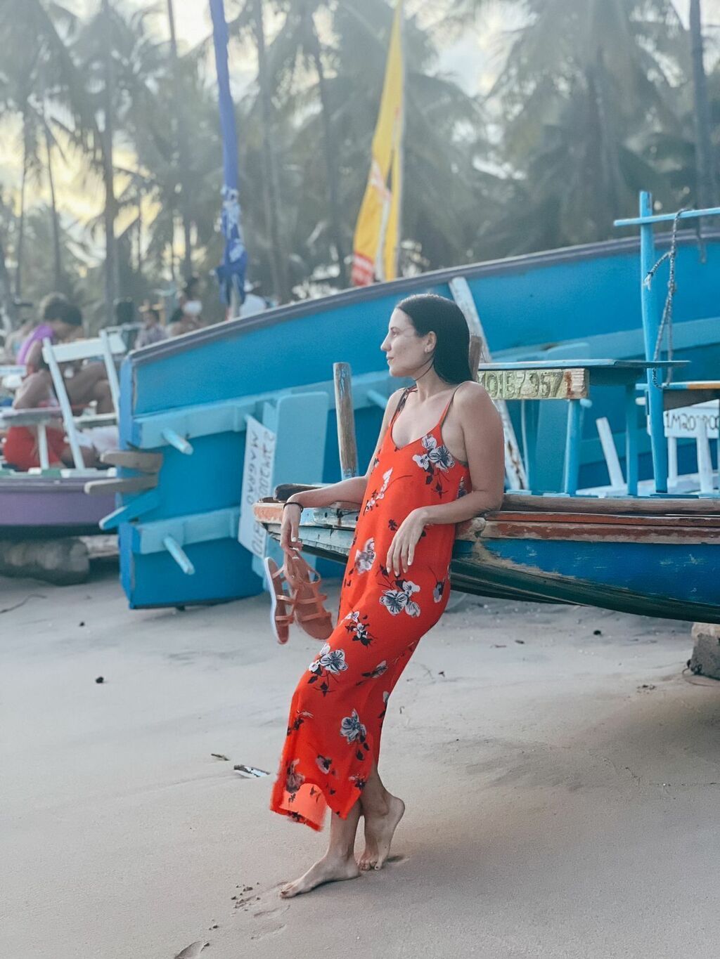 VESTIDO JOAQUINA - NARANJA thumbnail 3