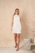 VESTIDO ANTONIA - PLISADITO OFF WHITE - Mila Chemin
