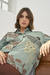 CAMISA PIA - PRINT AQUA - Mila Chemin