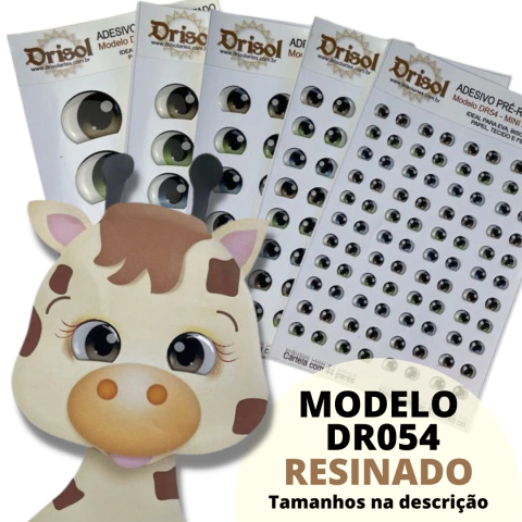 DR54 - ADESIVOS DE OLHOS RESINADOS - loja online