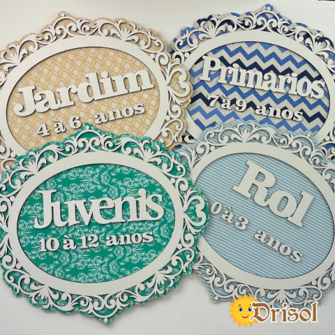 PL002 - Placas decoradas para portas. - comprar online
