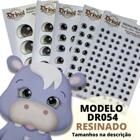 Imagem do DR54 - ADESIVOS DE OLHOS RESINADOS