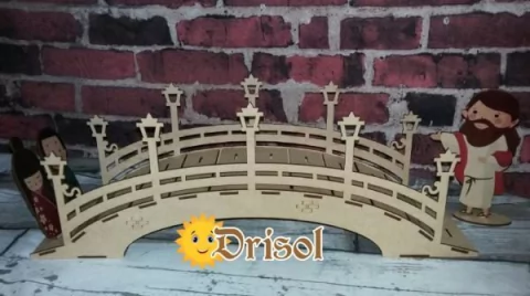 Ponte Até Jesus - Três Personagens (Menino, Menina e Jesus) - L0201﻿