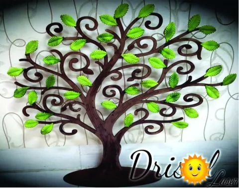 Árvore em MDF 6 MM Pintada com folhas em EVA - L0203