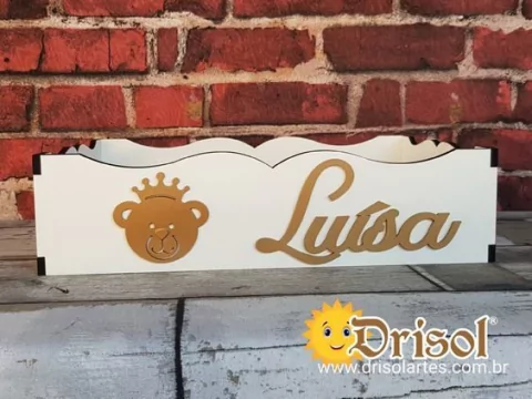 Bandeija MDF 6 MM Branca - Personalizada - L0259