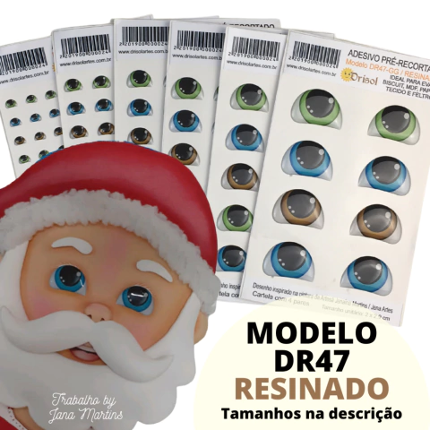 DR47 - ADESIVOS DE OLHOS RESINADOS - comprar online