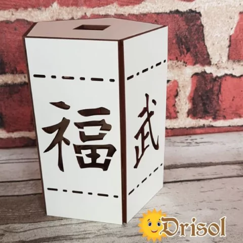 Lanterna Japonesa (MDF branco 3 MM) - L0200