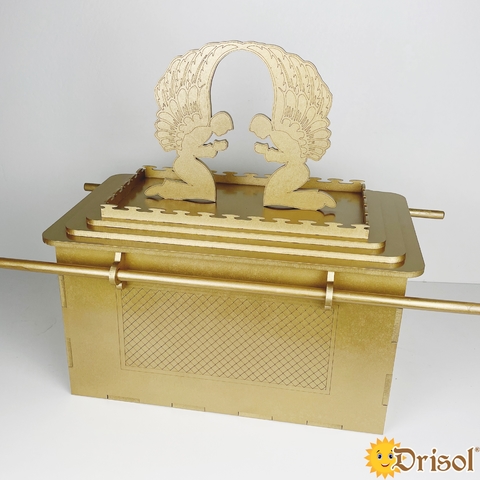 Arca Da Aliança (MDF 6 MM Pintado de Dourado Externo) - L0202