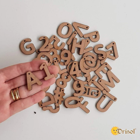 M1011 - Alfabeto 2,5 cm By Adriana Gimenes - Moldes em MDF
