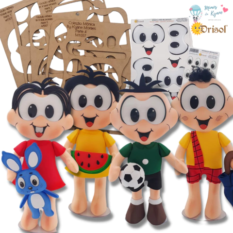 M1007 (GRANDE) -Coleção Completa Mônica e Amigos - By Kyane Moraes