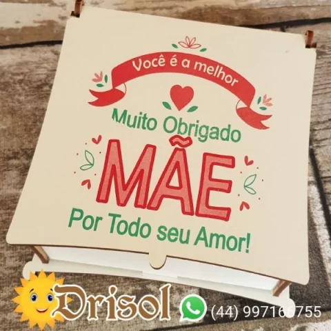 Caixa Estampada Modelo de Encaixe (enviada desmontada)- MDF BRANCO 3MM - L0052 - comprar online