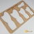 M773 - Pernas Torneadas - Gabarito em MDF - comprar online