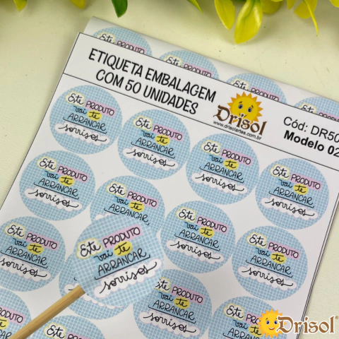 DR508 Etiqueta Embalagem C/50 unidades na internet
