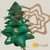 M804 - Árvore de Natal em camadas - Gabarito em MDF