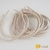 Arquinho para cabelo encapado - Cor Creme -