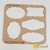 M764 - Etiquetas - Gabarito em MDF - comprar online