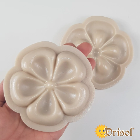 173F - Rosa Lisa 5 Pontas Grande - Frisadores em Resina