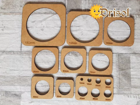 Aros de MDF 6MM para Bola - comprar online