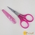 Tesoura de Precisão Rosa com Capinha
