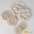 174F - Kit Rosa Lisa 5 Pontas - Frisadores em Resina - Drisol Artes