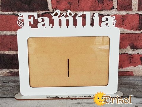 PORTA RETRATO FAMÍLIA 10X15 COM BASE - L0035 - comprar online