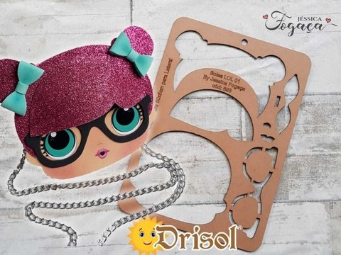 M893 - Bolsa Modelo 1 - Gabarito em MDF