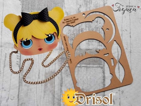 M896 - Bolsa Modelo 4 - Gabarito em MDF